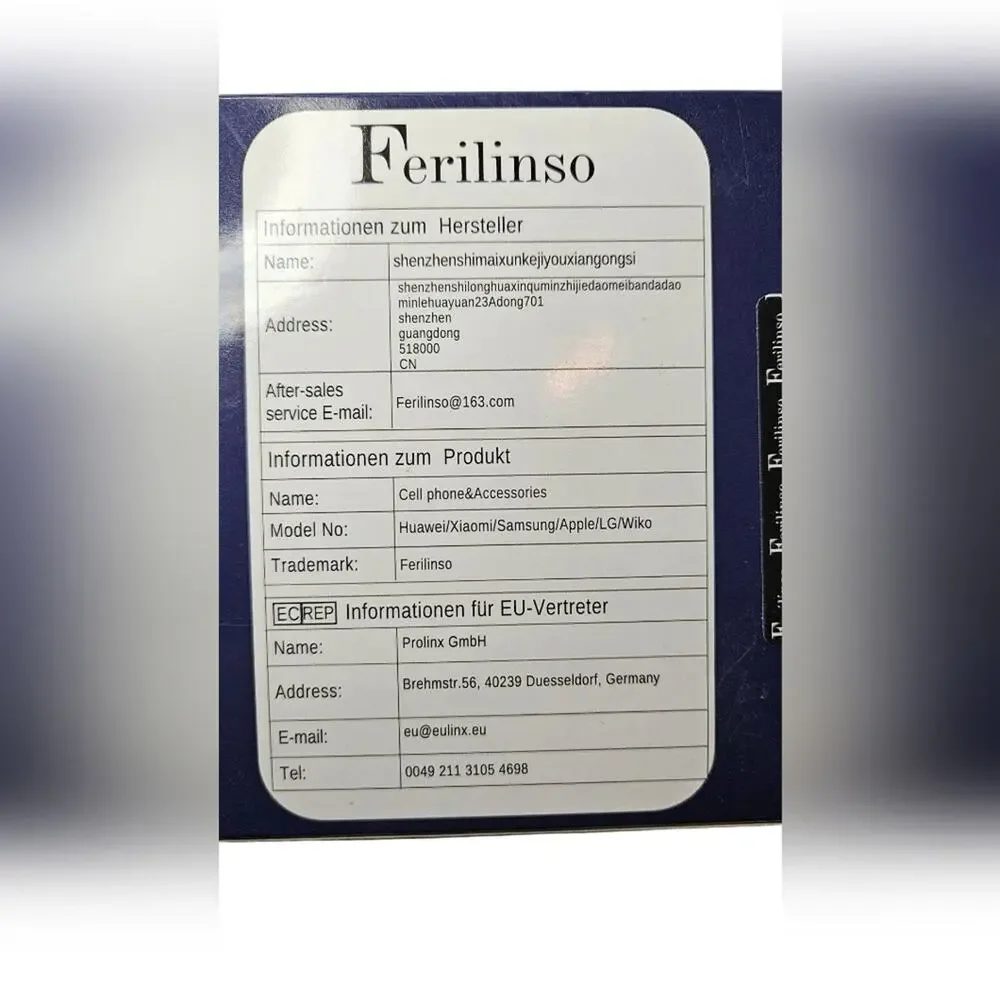 NWT - (2) Ferilinso Tempered Glass Screen Protector For iPhone 14 Plus & Pro Max